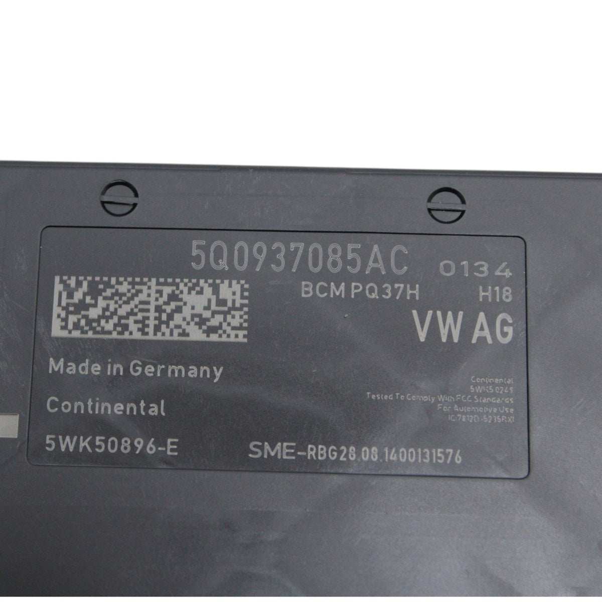 2015-2017 Audi A3 S3 8V BCM Body Comfort Control Module 5Q0937085AC OEM