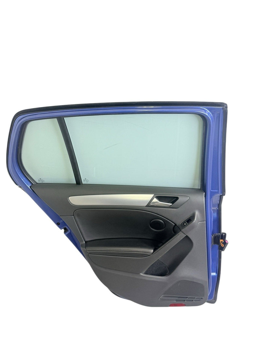 2010 - 2014 VOLKSWAGEN GOLF R GTI LEFT REAR DOOR ASSEMBLY BLUE METALLIC LR5Z