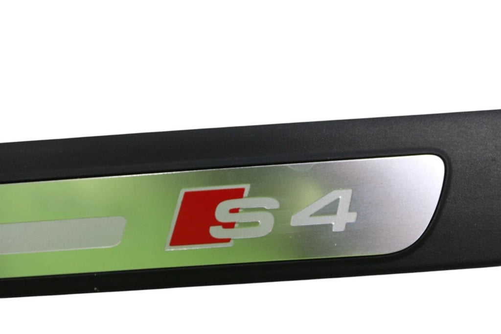 09-16 AUDI A4 S4 REAR LEFT/RIGHT S4 DOOR SILL PANEL SCUFF PLATE PAIR *broke tab*