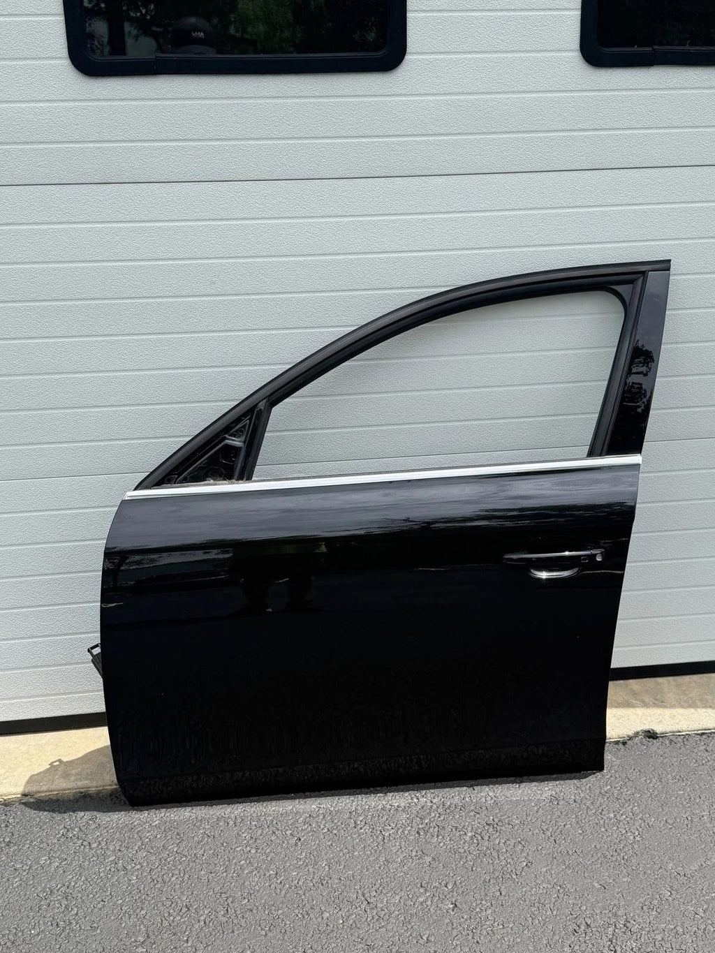 2012 - 2016 AUDI A4 S4 FRONT LEFT DRIVER SIDE DOOR SHELL SKIN OEM BLACK LZ9Y