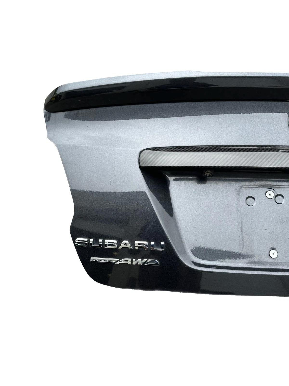 2015-2021 Subaru WRX STI Trunk Lid With Carbon Fiber Trim GRAY: 61K