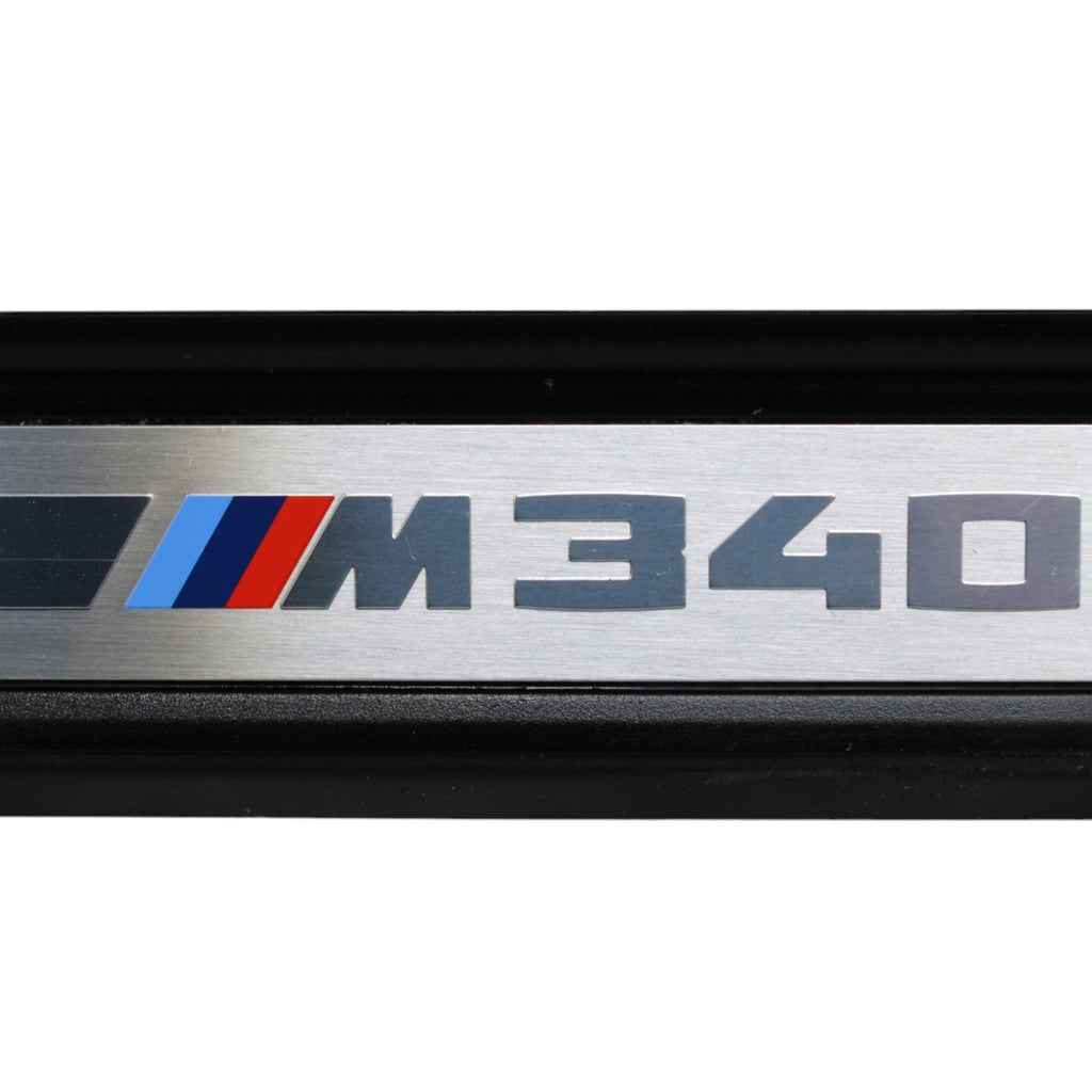 2019-2024 M340i G20 Front Left and Right Door Sill Scuff Plate Set Pair OEM