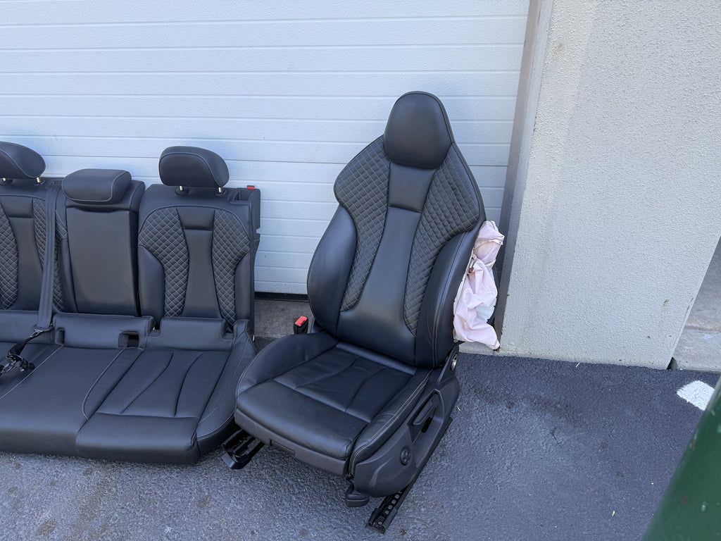 2017-2020 Audi S3 Front & Rear Seats - Airbag Deployed