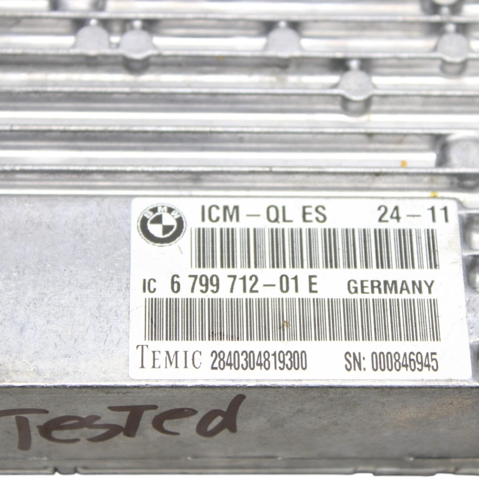 11-16 Bmw 528i 535i 550i F10 5 Series - ICM Control Module Unit Oem 6799712