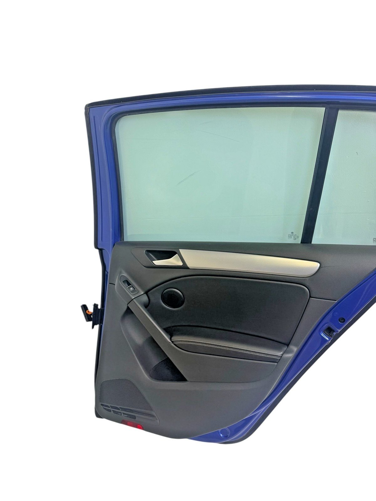2010 - 2014 VOLKSWAGEN GOLF R GTI RIGHT REAR DOOR ASSEMBLY BLUE METALLIC LR5Z