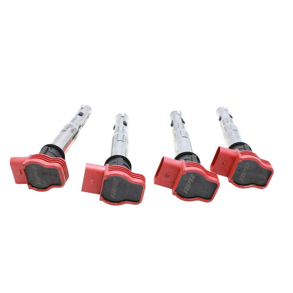 2008-2014 Audi Volkswagen APR Upgraded Ignition Coil Red- Set of Four MS100208