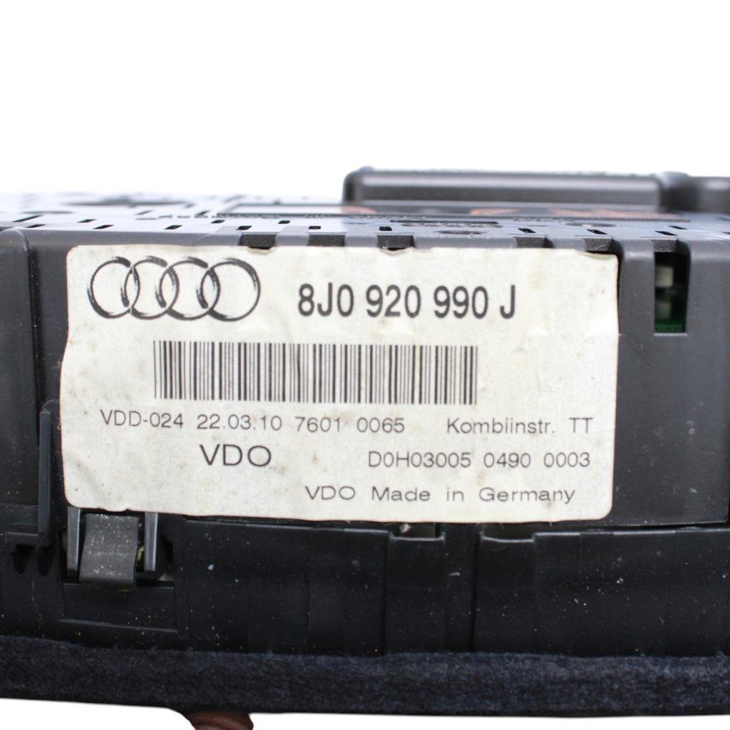 2009-2010 Audi TTS Speedometer Instrument Cluster 157k Miles 8J0920990J
