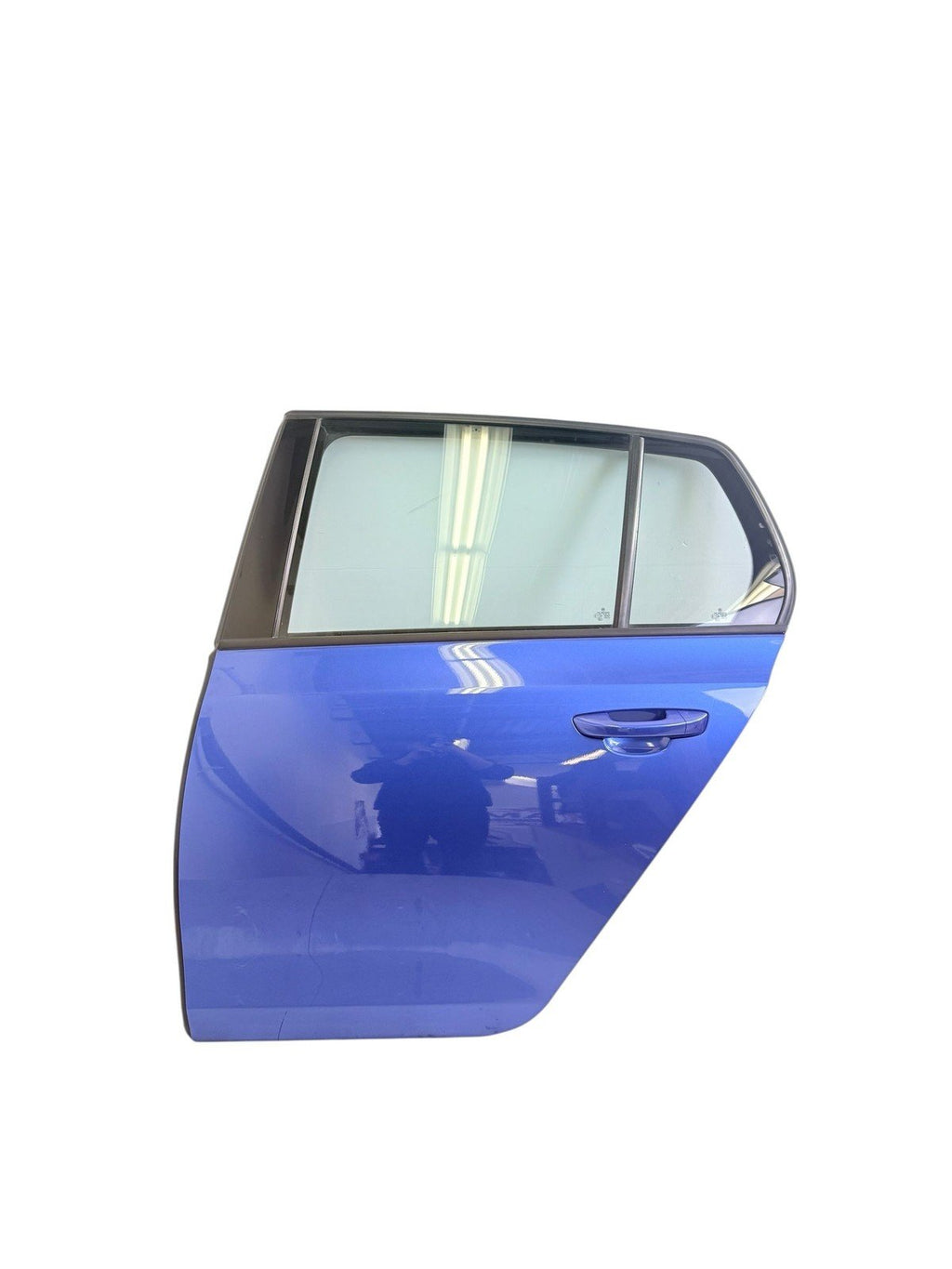 2010 - 2014 VOLKSWAGEN GOLF R GTI LEFT REAR DOOR ASSEMBLY BLUE METALLIC LR5Z