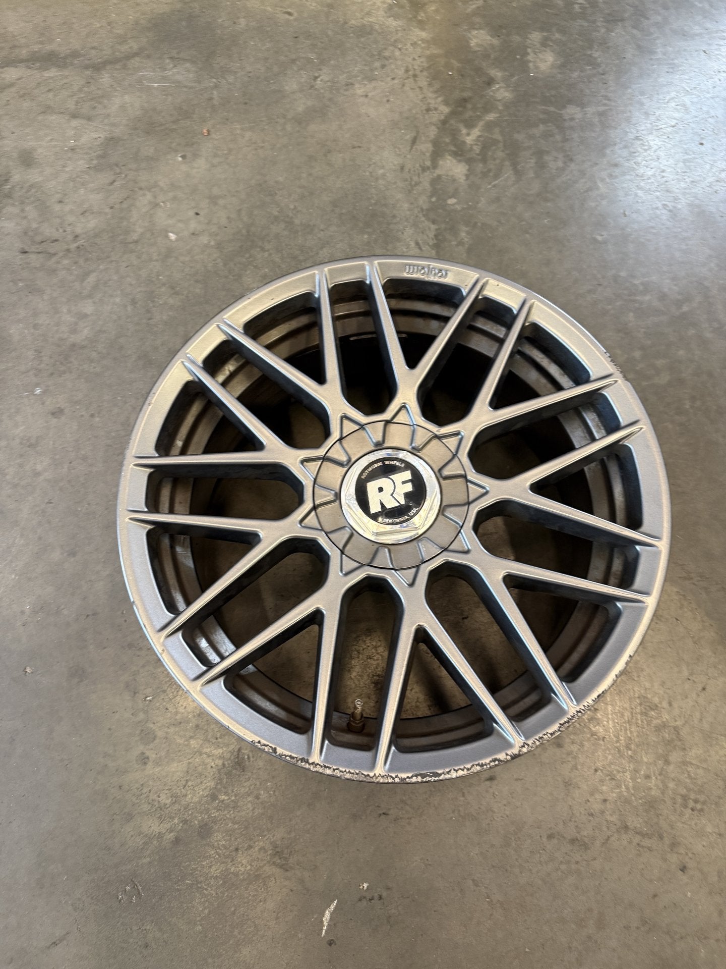 19x8.5 ET+35 Rotiform RSE R141 Silver 5x112 Set of 3 *USED See Pictures*