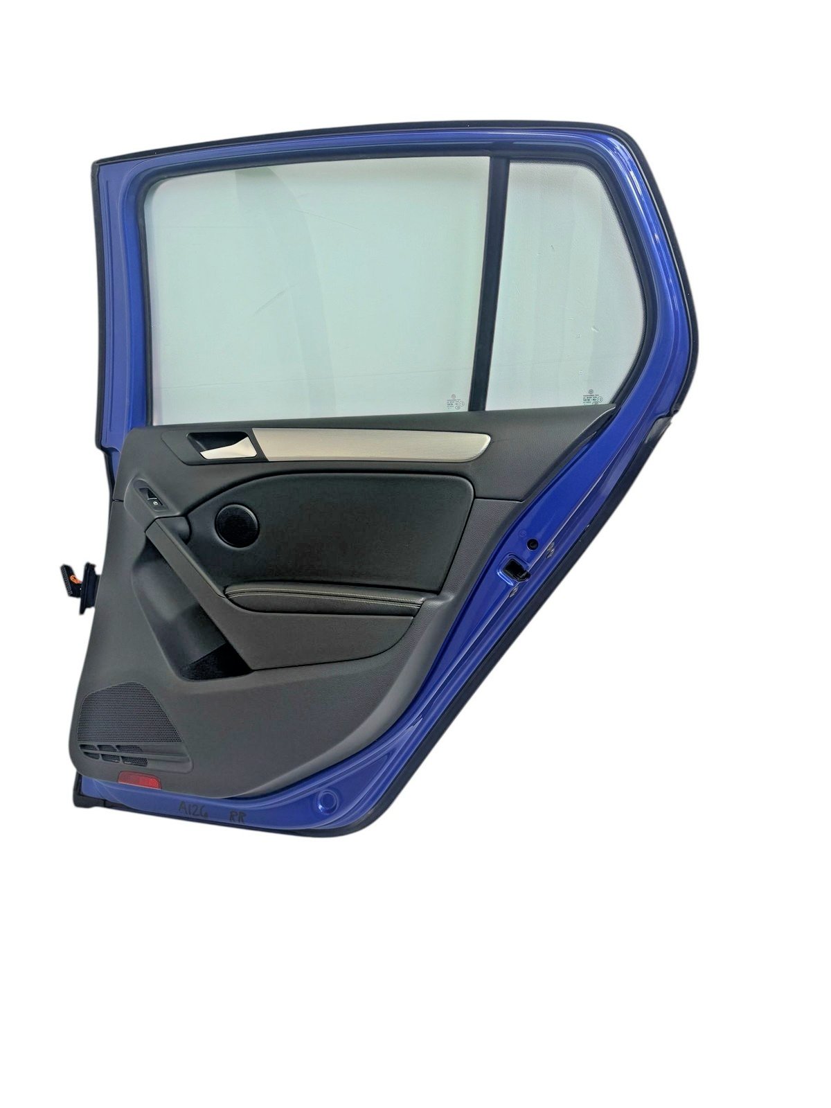 2010 - 2014 VOLKSWAGEN GOLF R GTI RIGHT REAR DOOR ASSEMBLY BLUE METALLIC LR5Z