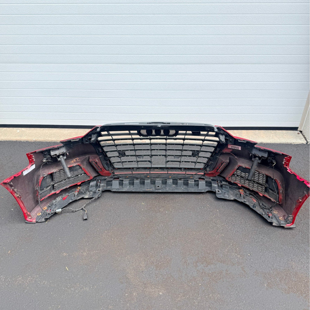Front Bumper w Grille Tango Red LY3U 8V5807065AF 17-20 Audi S3 *Rock Chips