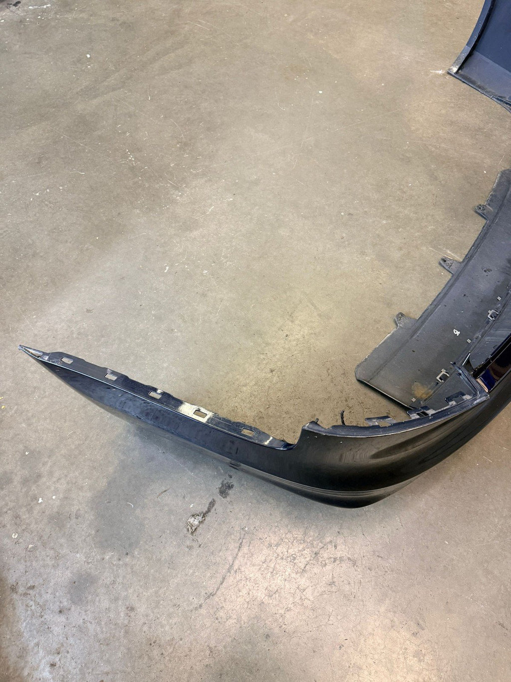 13-16 Audi S4 A4 S-Line B8.5 Rear Bumper Cover OEM MOONLIGHT BLUE LX5R *damage*