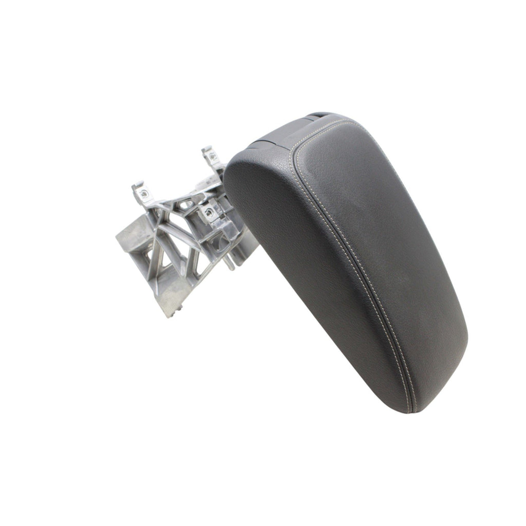 2015-2020 Audi A3 S3 Black With Silver Stitching Leather Armrest 8V0864283 OEM