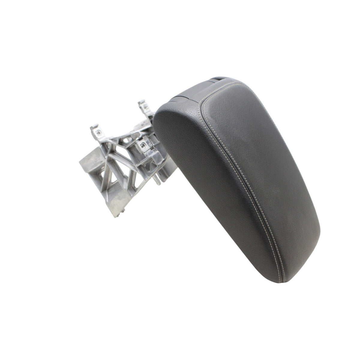 2015-2020 Audi A3 S3 Black With Silver Stitching Leather Armrest 8V0864283 OEM