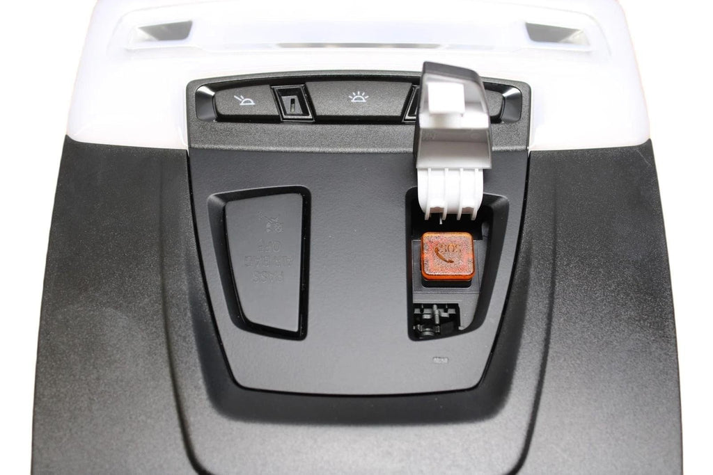 12-20 OEM BMW F30 F32 F80 F82 M3 M4 335 435 ROOF CONSOLE DOME LIGHT SOS SWITCH