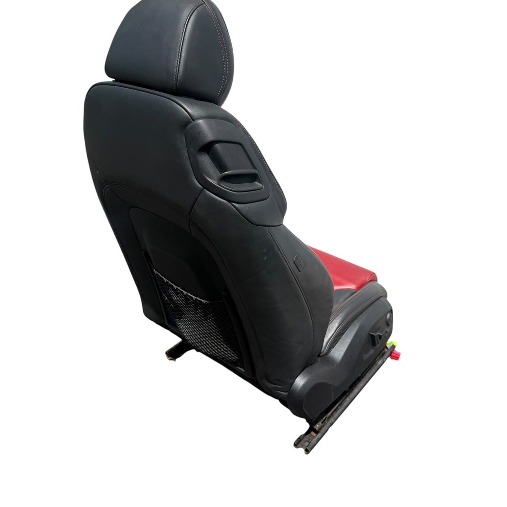 2009-2015 Audi TTS 8J Front Heated Sport Magma Red Seats Set OEM *Have Wear*