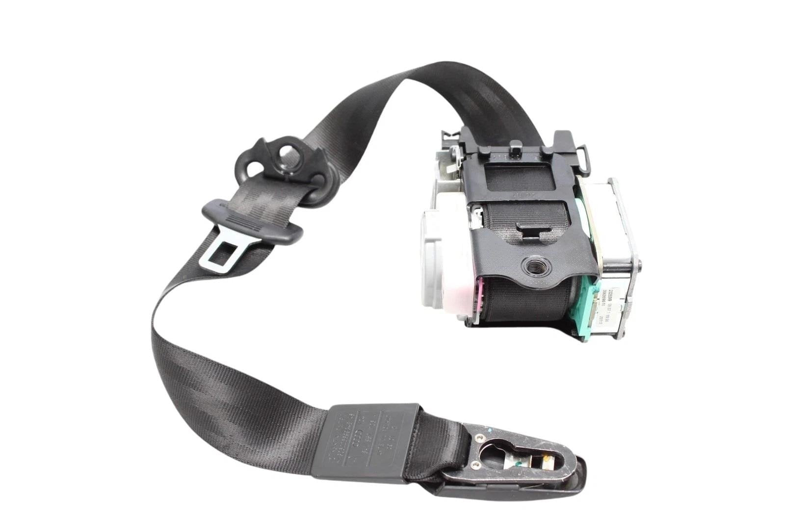 2009-2016 AUDI A4 S4 FRONT RIGHT PASSENGER SEATBELT / SEAT BELT RETRACTOR BLACK