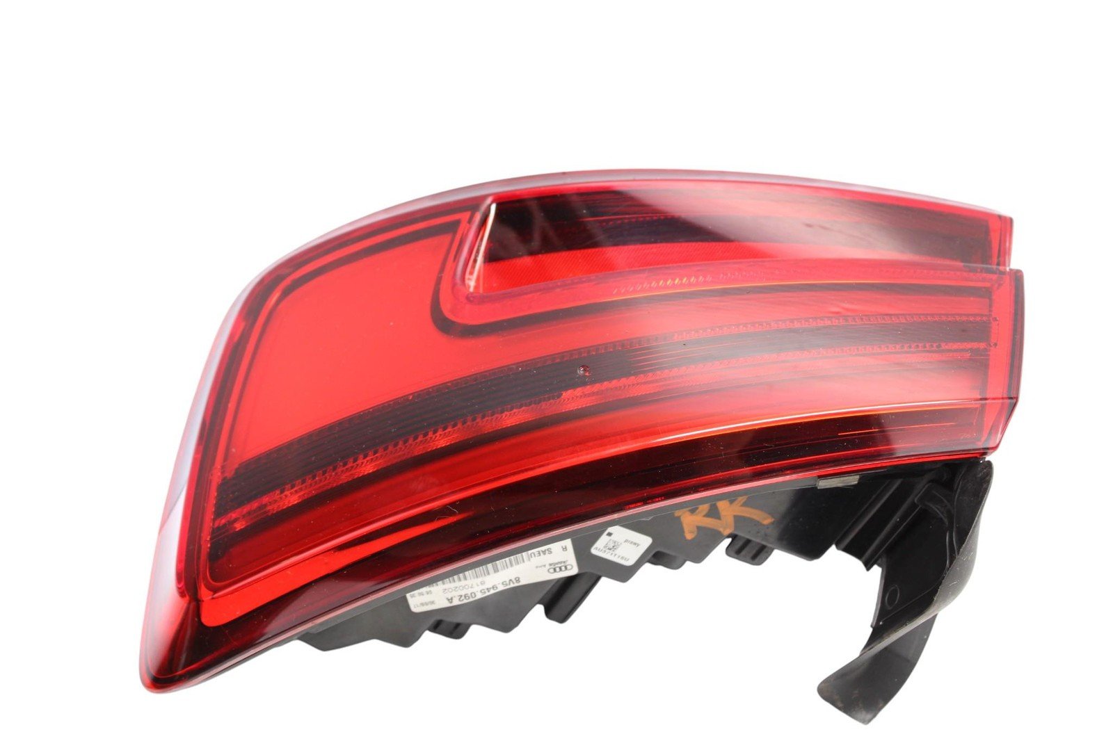 2017-2020 Audi A3 S3 RH Passenger Tail Light Outer Dynamic 8V5945092A OEM