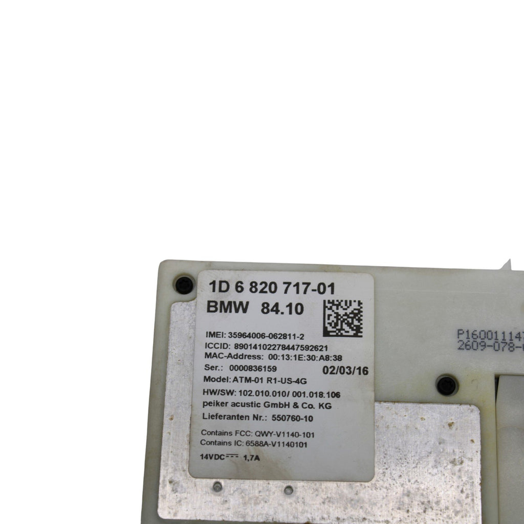 BMW F30 F36 F90 G20 G30 Rear Telematics Communication Control Module Unit OEM
