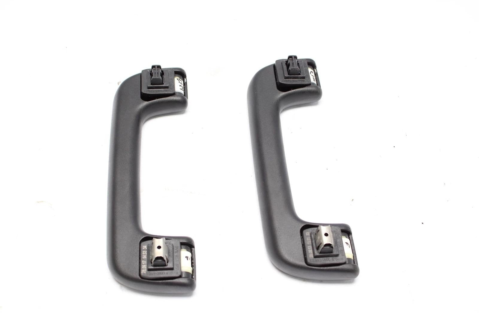 BLACK GRAB HANDLE PAIR FRONT 8V0857607 AUDI A3 S3 RS3 2015 - 2020 OEM