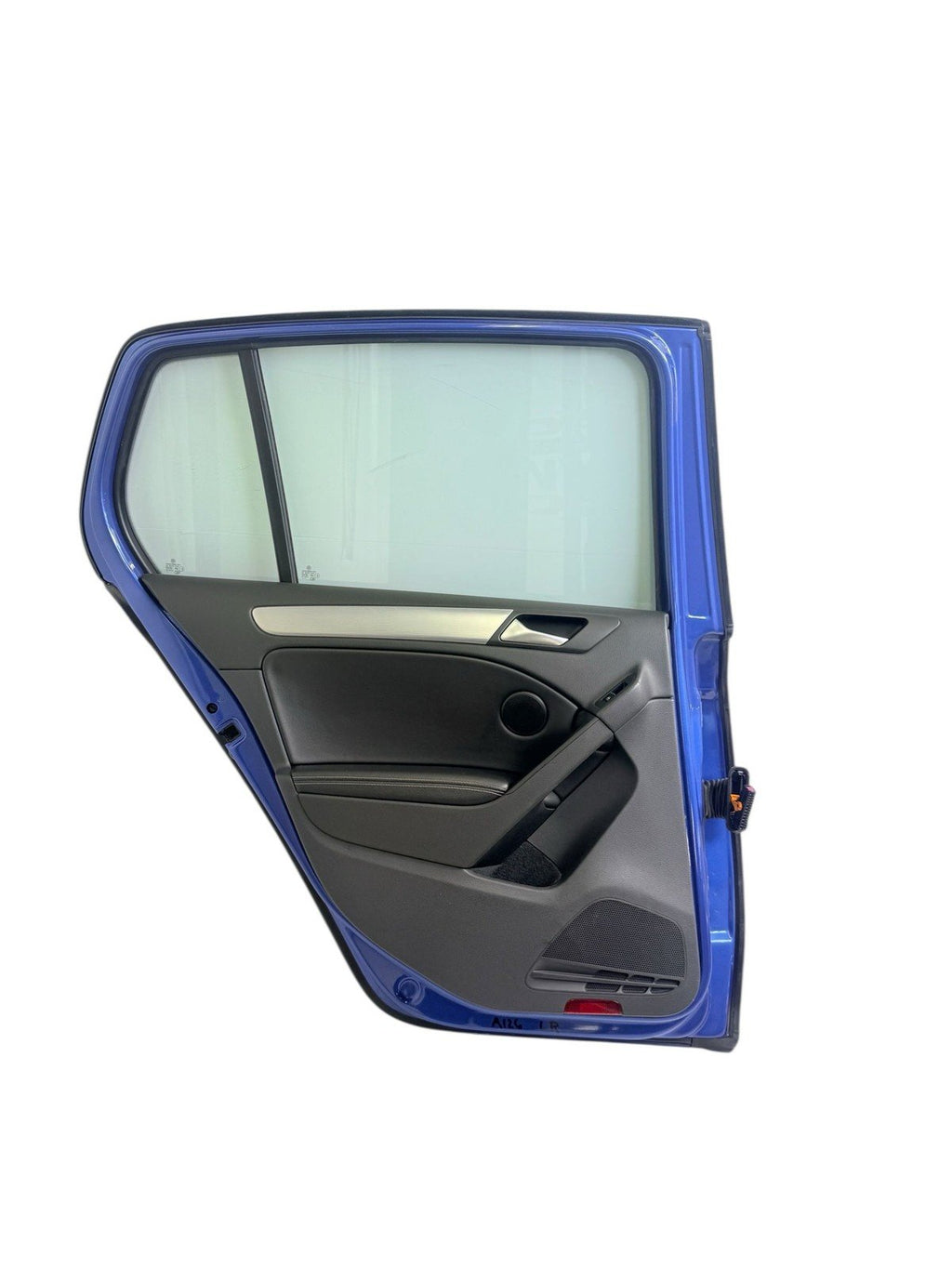 2010 - 2014 VOLKSWAGEN GOLF R GTI LEFT REAR DOOR ASSEMBLY BLUE METALLIC LR5Z