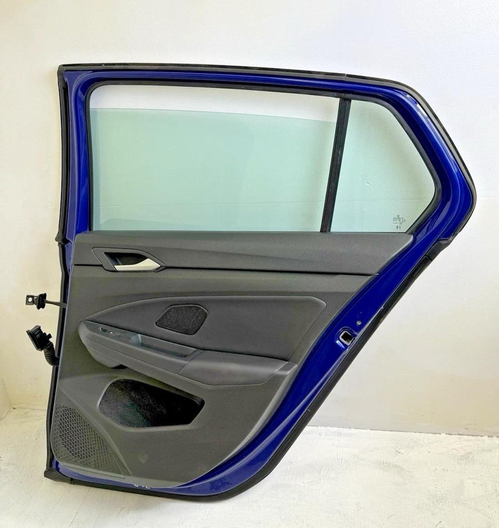 2022-2024 Volkswagen Golf R GTI Rear Door Assembly RH Passenger LAPIZ BLUE *dent