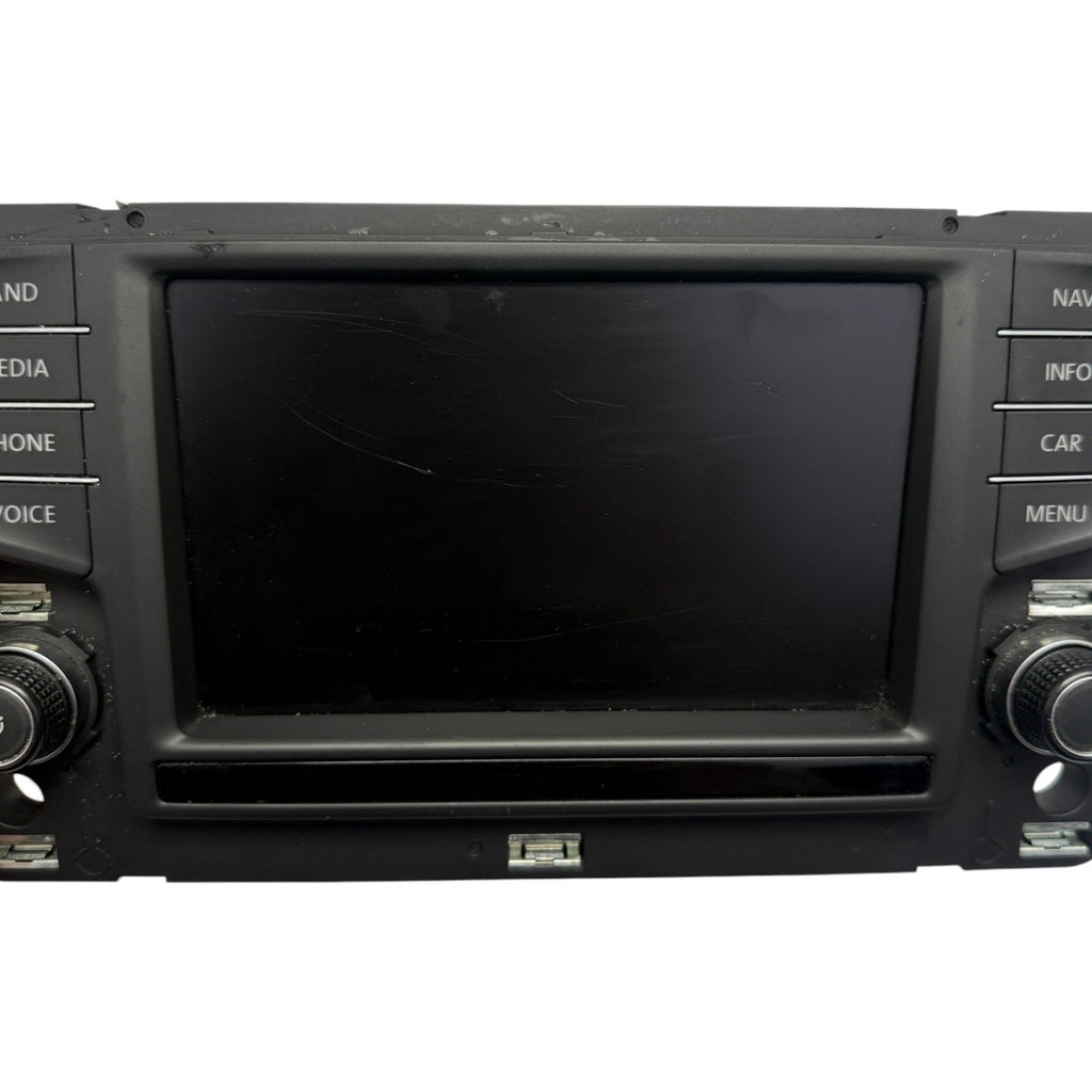 2015-2017 Volkswagen GTI Dash Radio Display Unit 5GM919605 *scratches