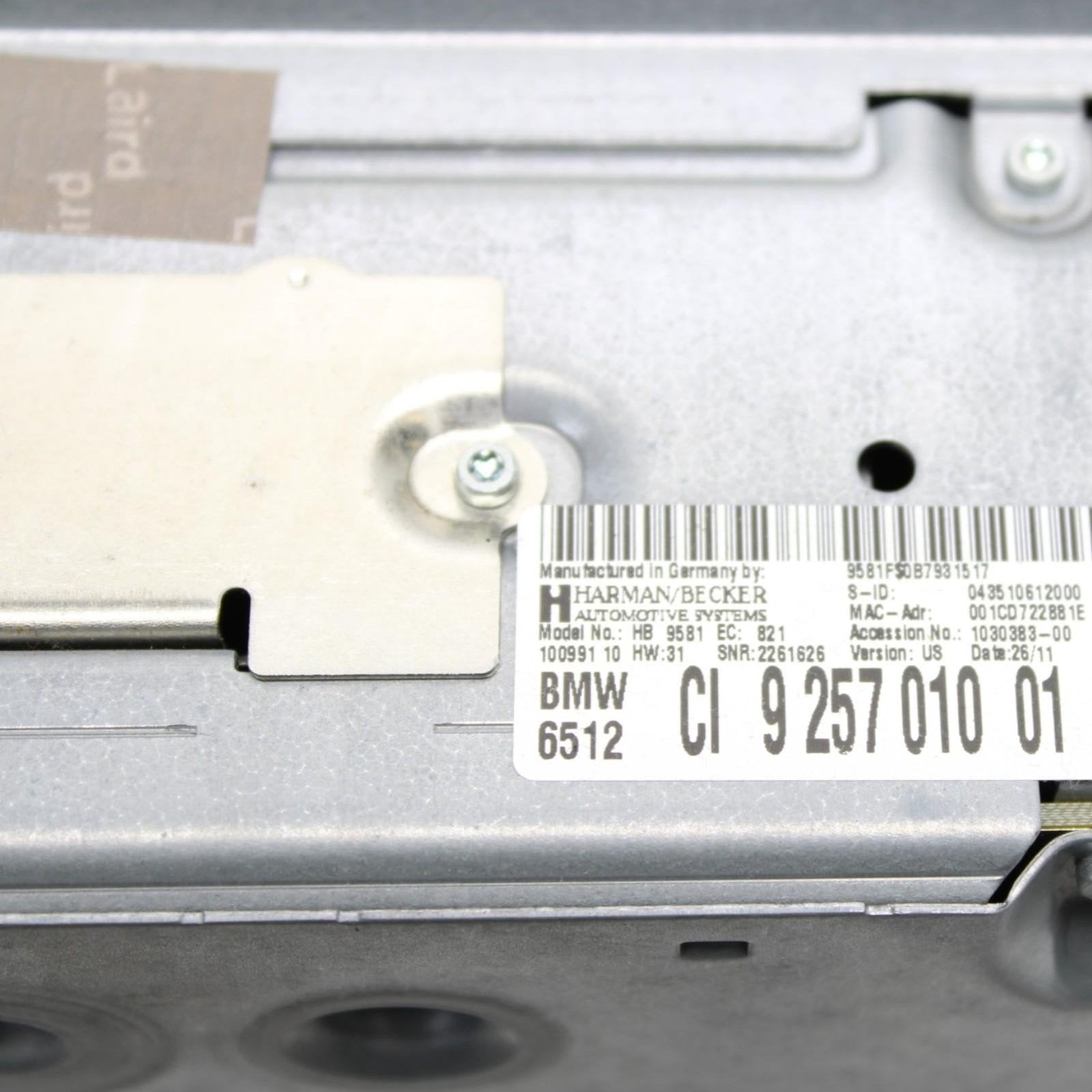 BMW F01 F10 F12 Navigation Unit CD Player Reciever AM FM Radio System OEM