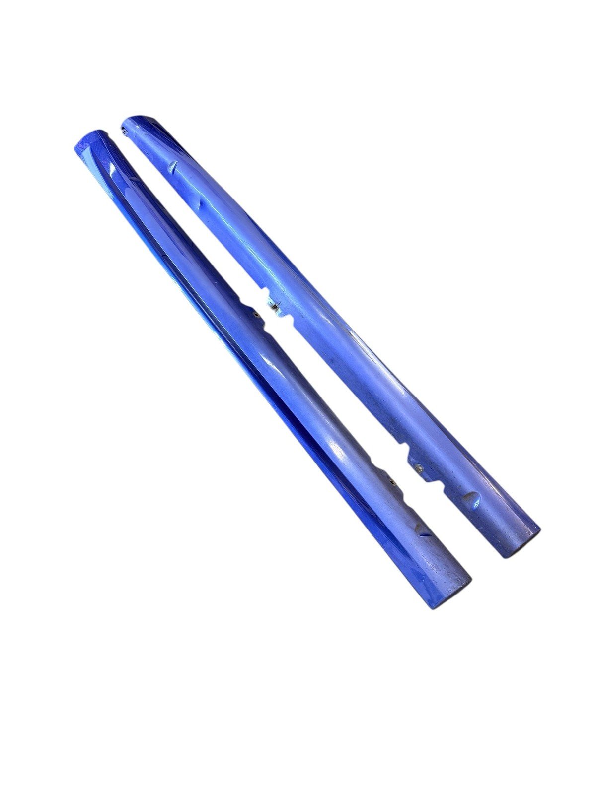 12-13 Volkswagen Golf R Side Skirts BLUE METALLIC 5K0853855E 5K0853856E *damage*