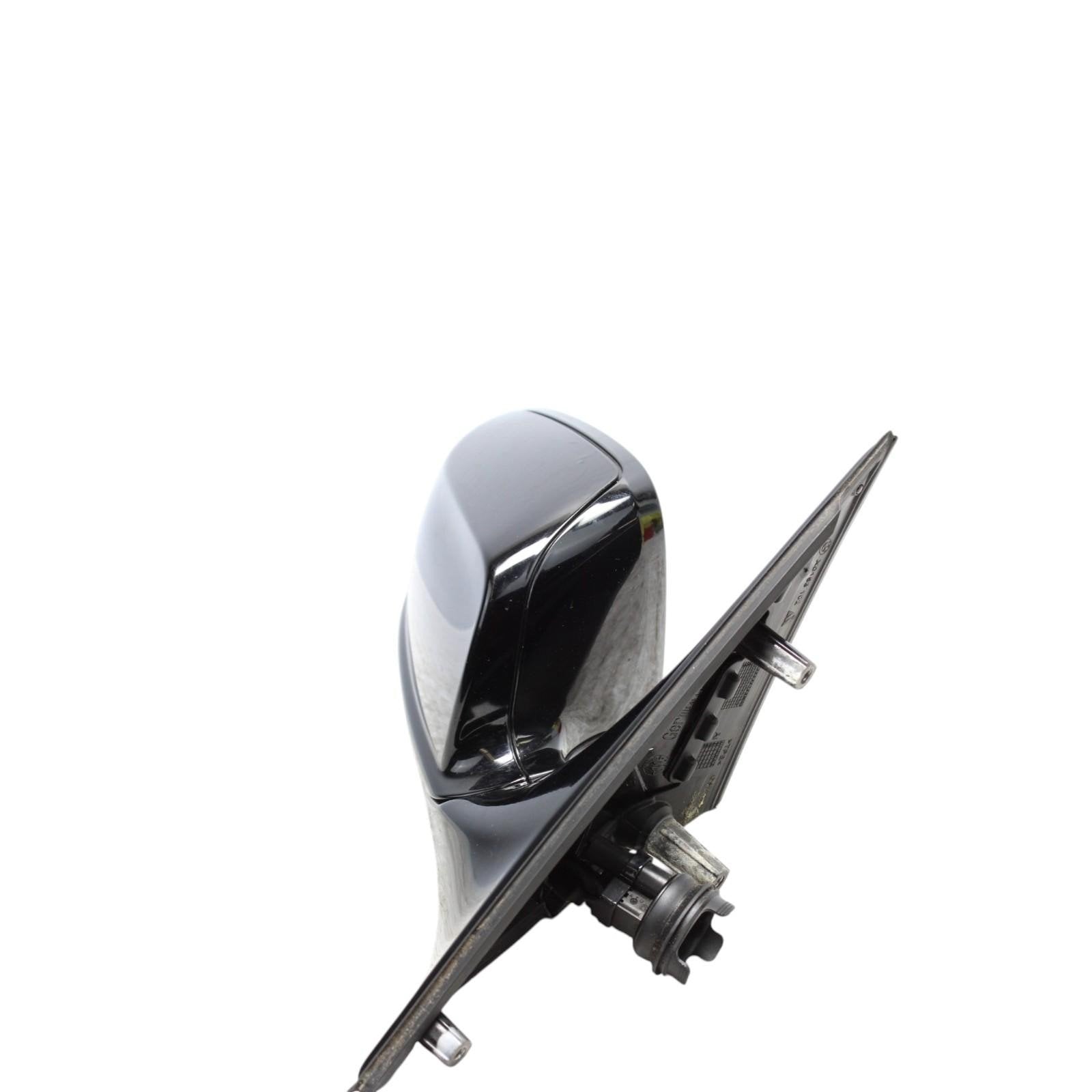 2011-2012 BMW 528i 535i 550i Right Door Mirror Black OEM *light scratches*