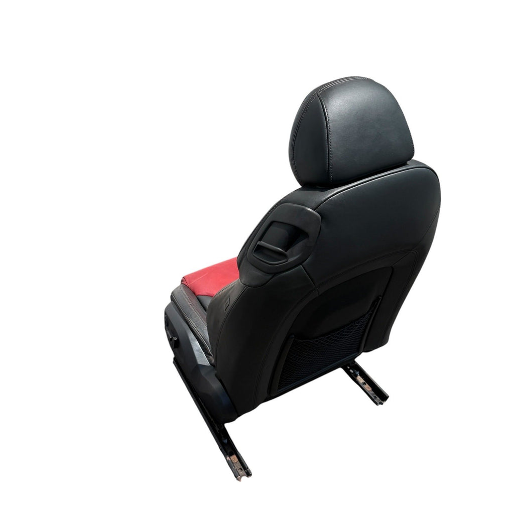 2009-2015 Audi TTS 8J Front Heated Sport Magma Red Seats Set OEM *Have Wear*