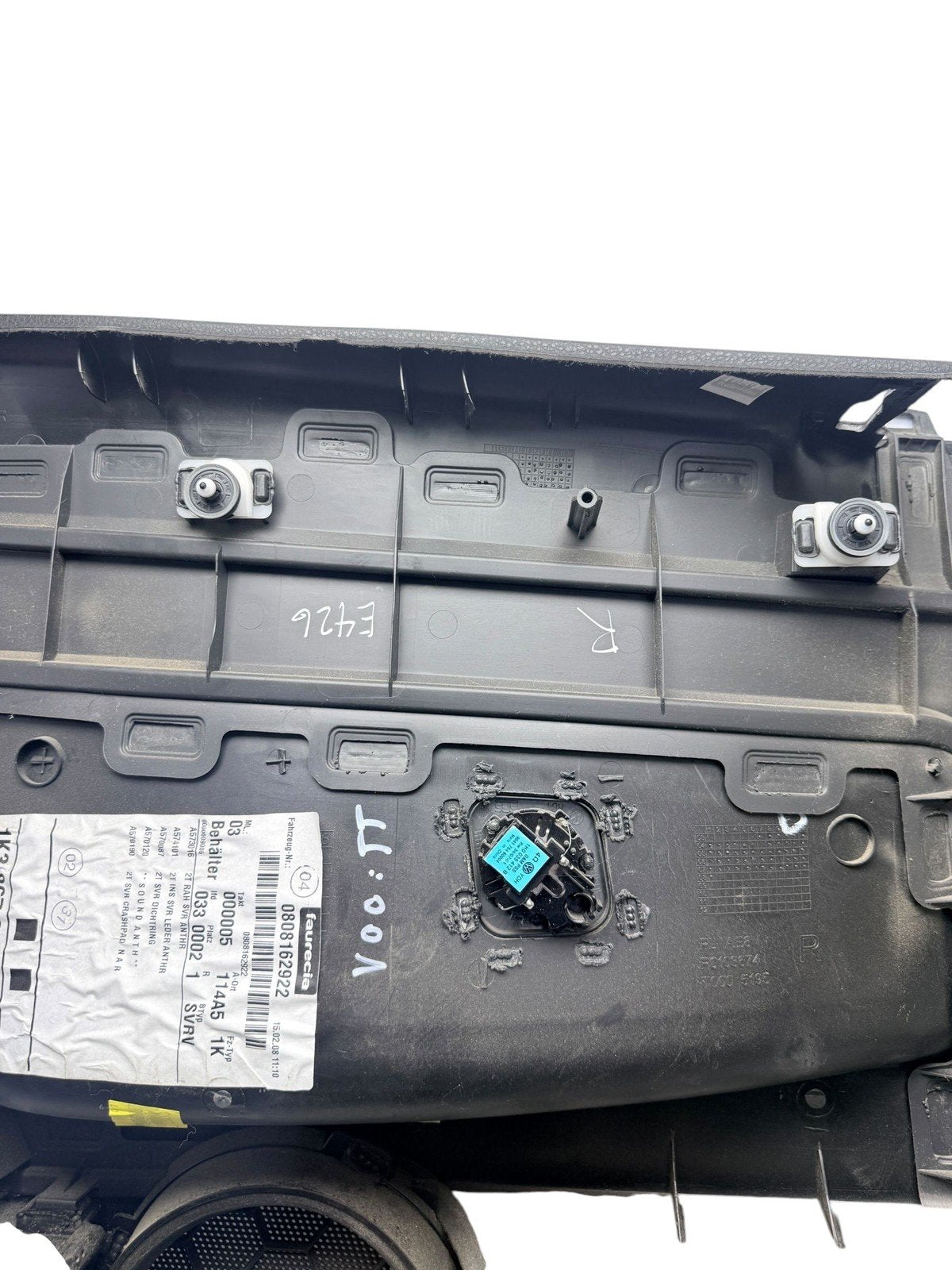 06-09 VW R32 Gti 2-dr Rear Right Interior Quarter Trim Panel RH 1K3867044
