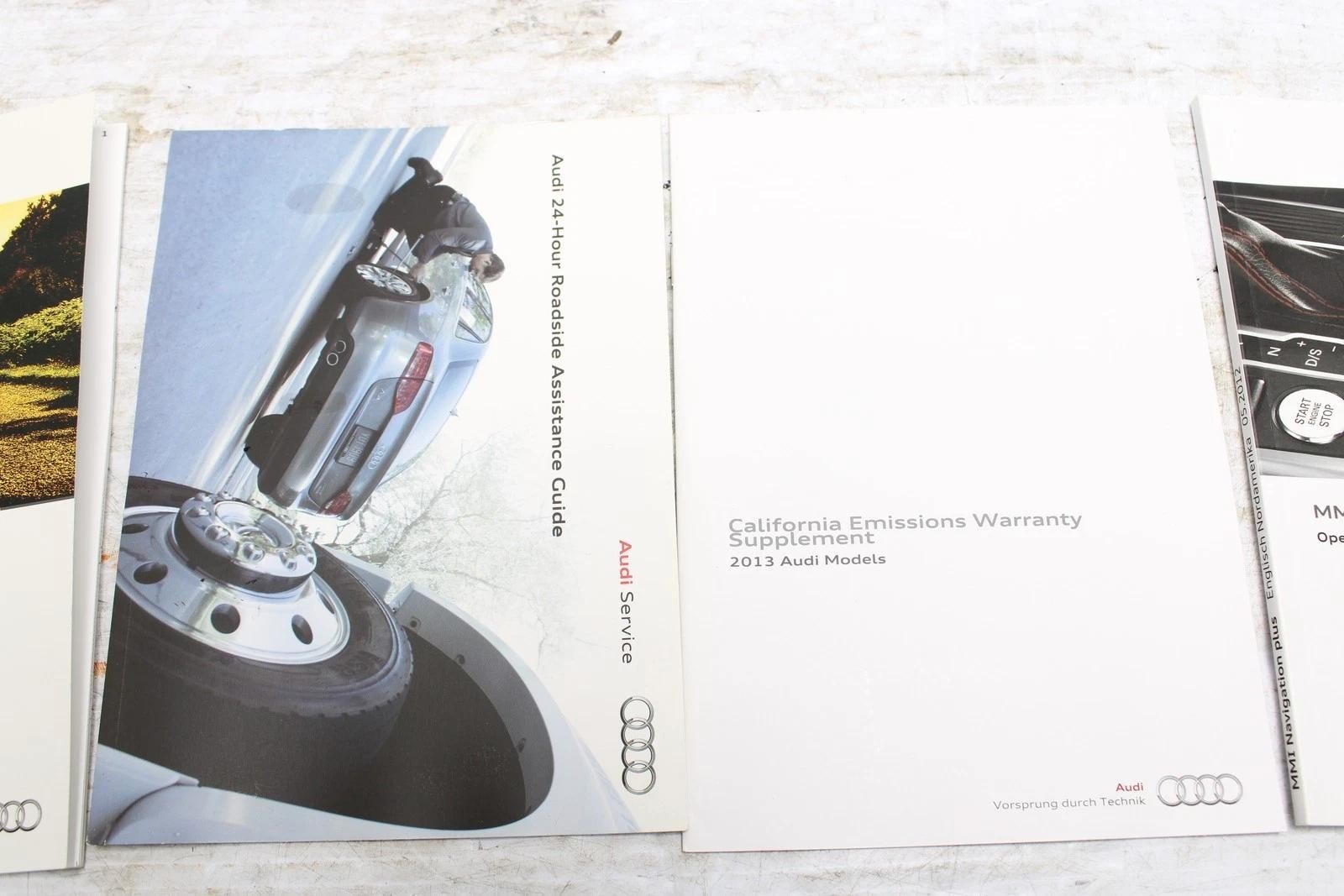 2013 AUDI A4 S4 OWNERS MANUAL SET WITH CASE OEM