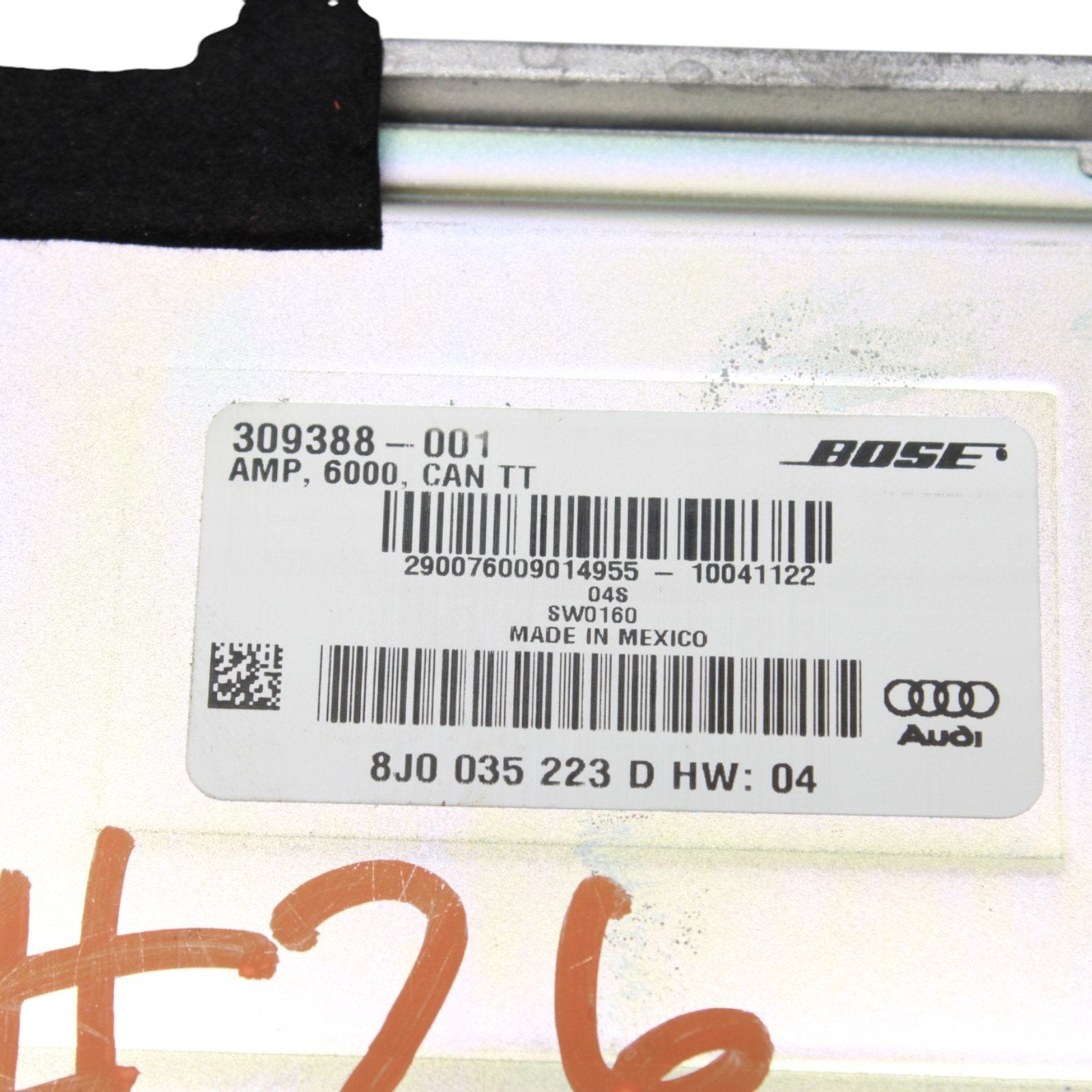 Audi TT TTS Quattro 2008-2015 Bose Premium Audio Sound Amplifier 8J0035223D OEM