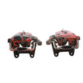 2008-2015 MK2 Audi TTS TTRS Rear Brake Caliper Pair Left Right OEM *painted red*