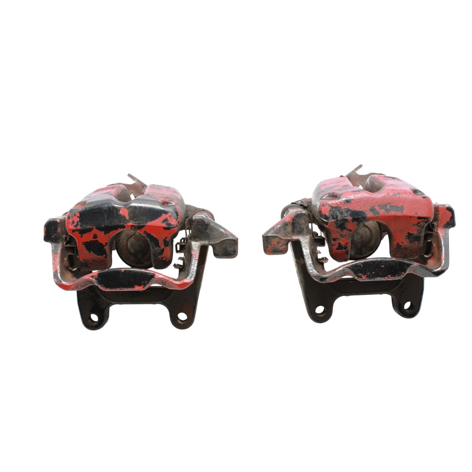 2008-2015 MK2 Audi TTS TTRS Rear Brake Caliper Pair Left Right OEM *painted red*