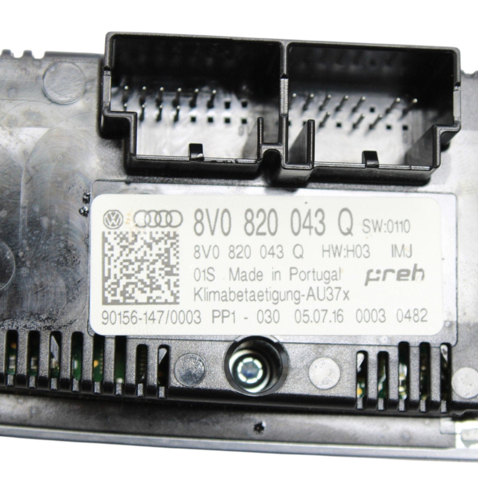 2017-2020 Audi A3 S3 RS3 AC Heater Temperature Climate Control 8V0820043