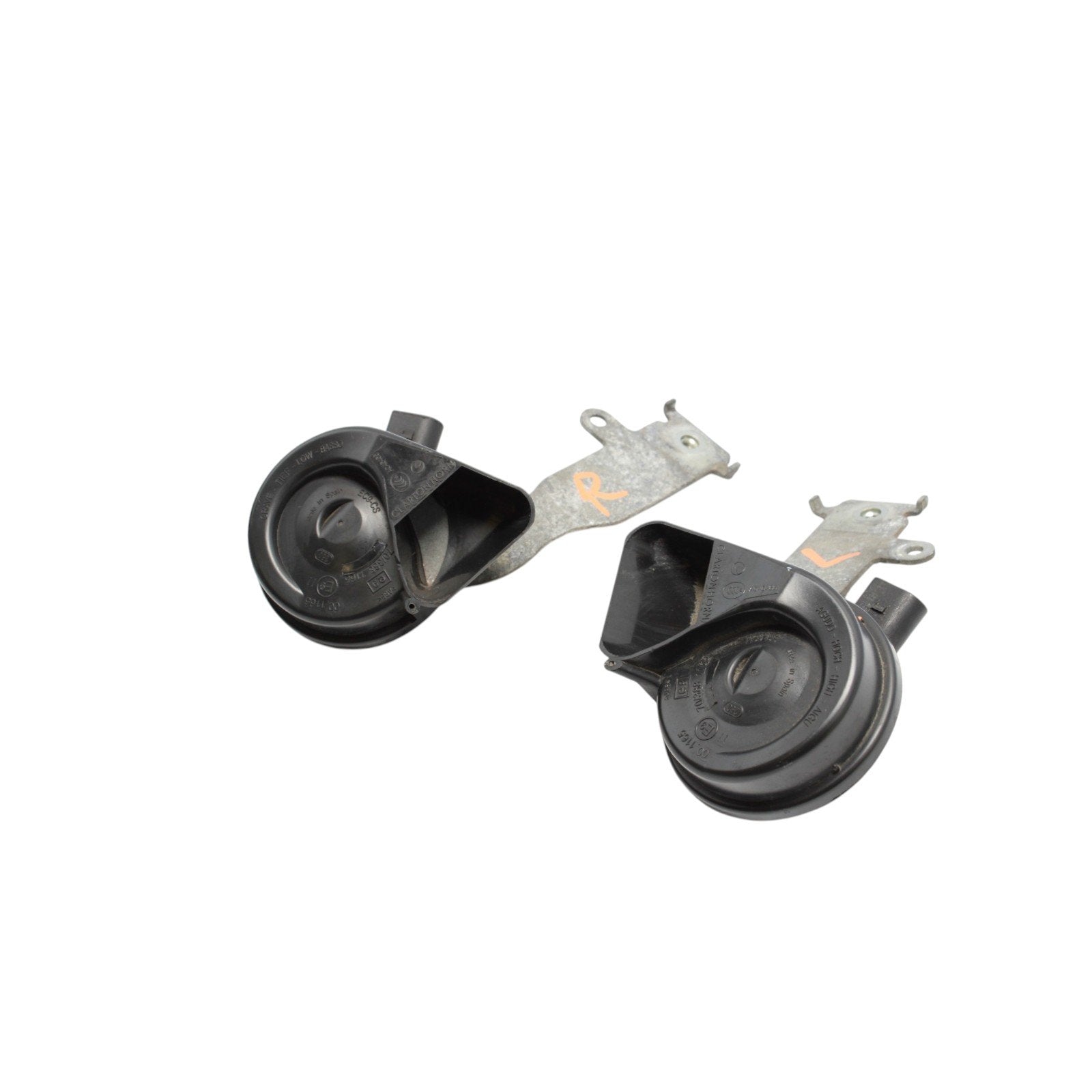 2017-2020 Audi A3 S3 RS3 Low & High Tone Horn Set Pair 8V0951210D, 8V0951209C