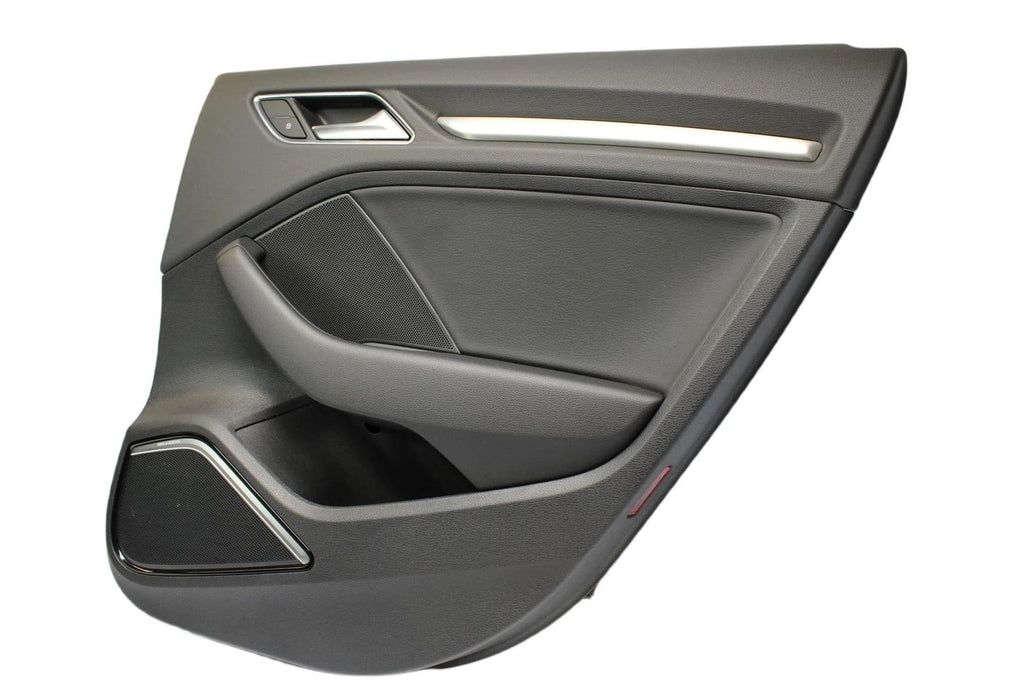 AUDI A3 S3 REAR RIGHT PASSENGER SIDE INTERIOR DOOR PANEL ASSEMBLY 2017 - 2020 RH