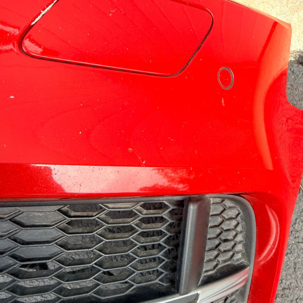 Front Bumper w Grille Tango Red LY3U 8V5807065AF 17-20 Audi S3 *Rock Chips