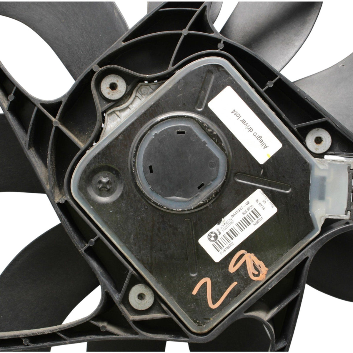 2012-2016 BMW 328i 335i 428i 435i Radiator Cooling Fan With Shroud OEM