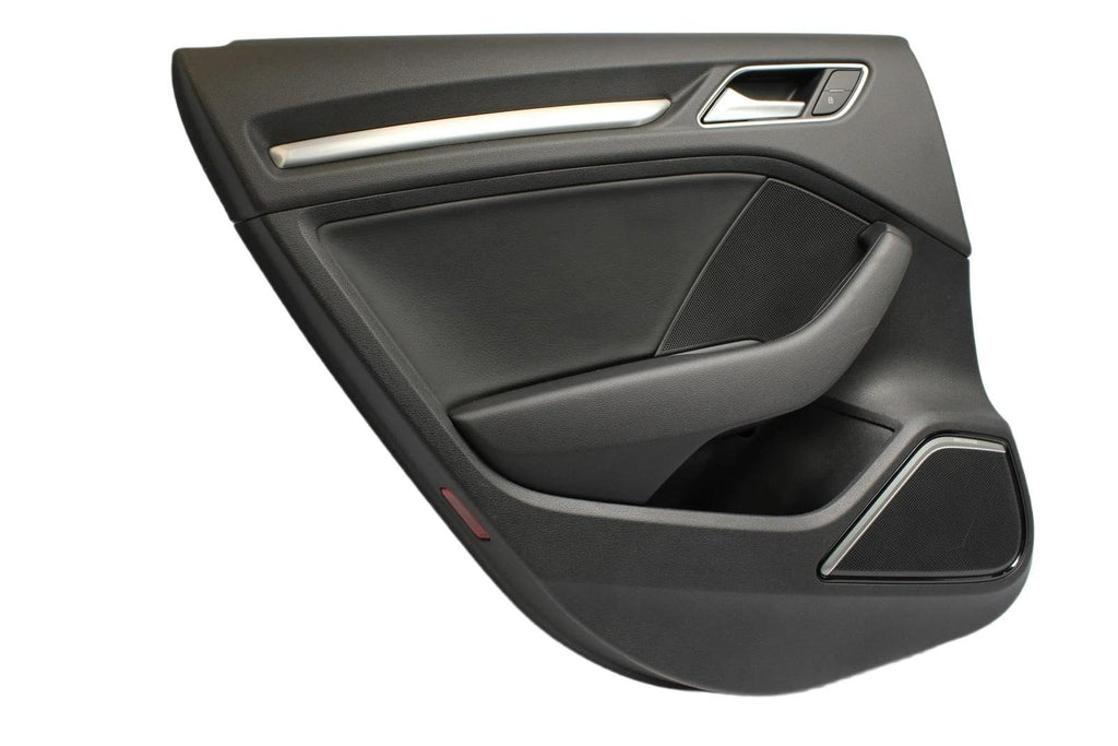 AUDI S3 A3 REAR LEFT DRIVER SIDE INTERIOR DOOR PANEL ASSEMBLY 2017 - 2020 LH