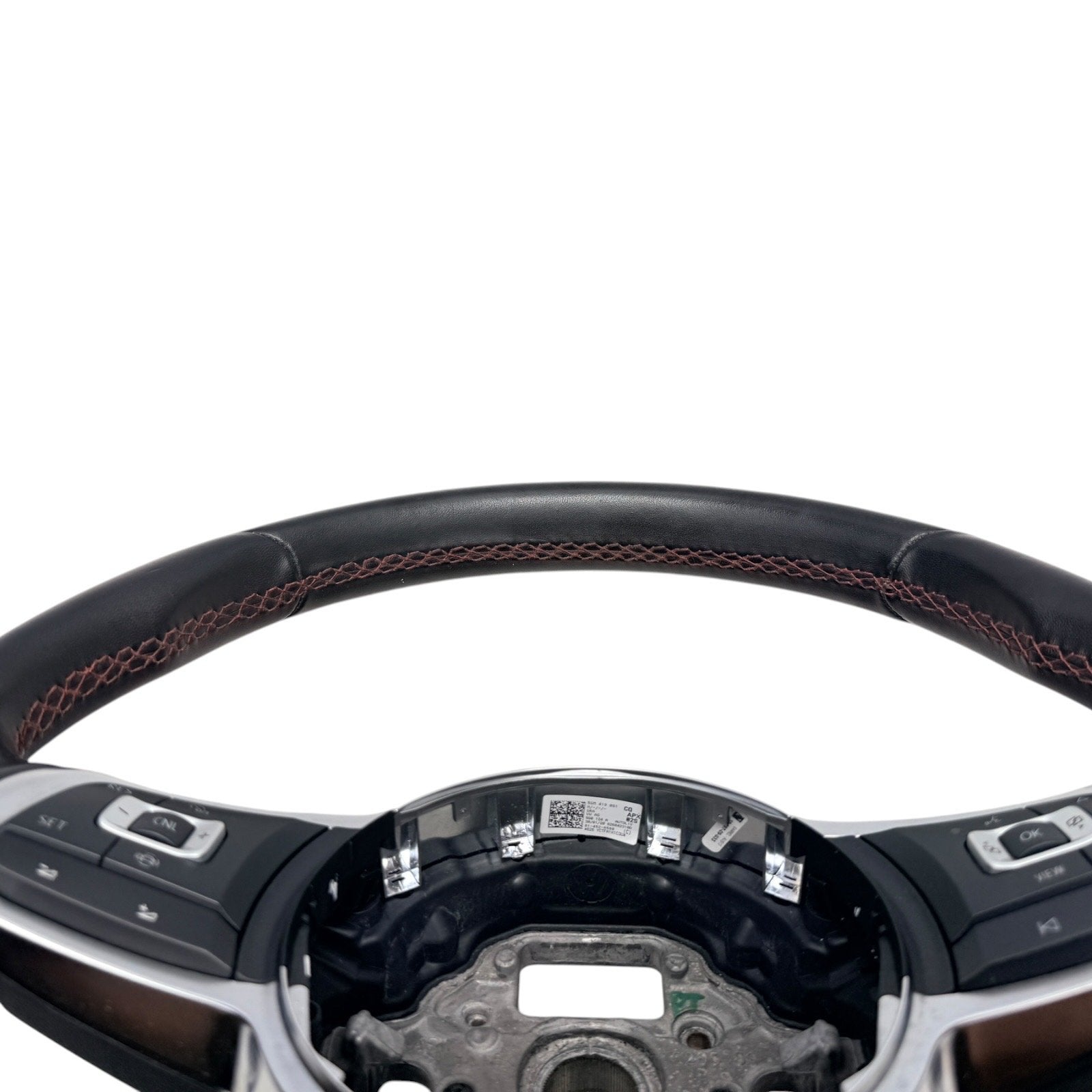 2018-2021 MK7 VW GTI Black Leather Steering Wheel Manual Trans MK7.5 Genuine
