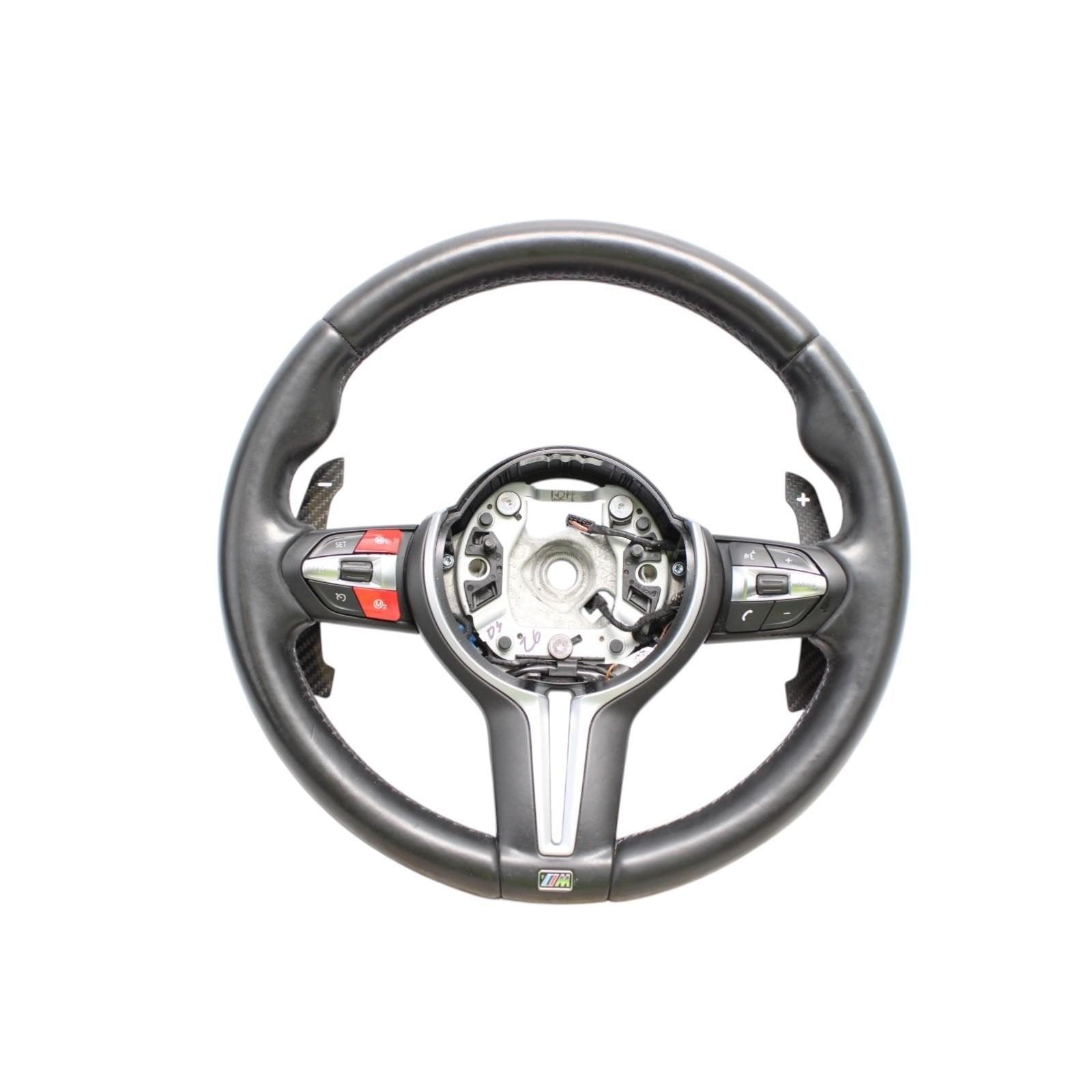 BMW F80 F82 F83 F87 M3 M4 Steering Wheel M SPORT Leather Carbon Shifters HEATED