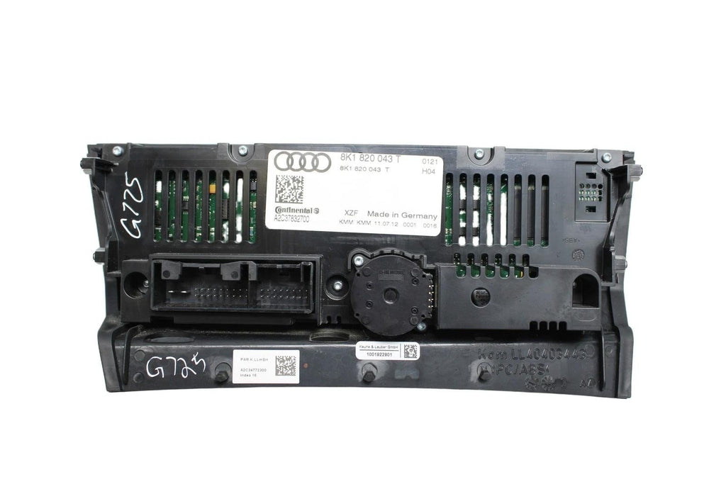 2013-2017 Audi A4 A5 S4 Q5 SQ5 S5 RS5 AC Heater Temperature Climate Control