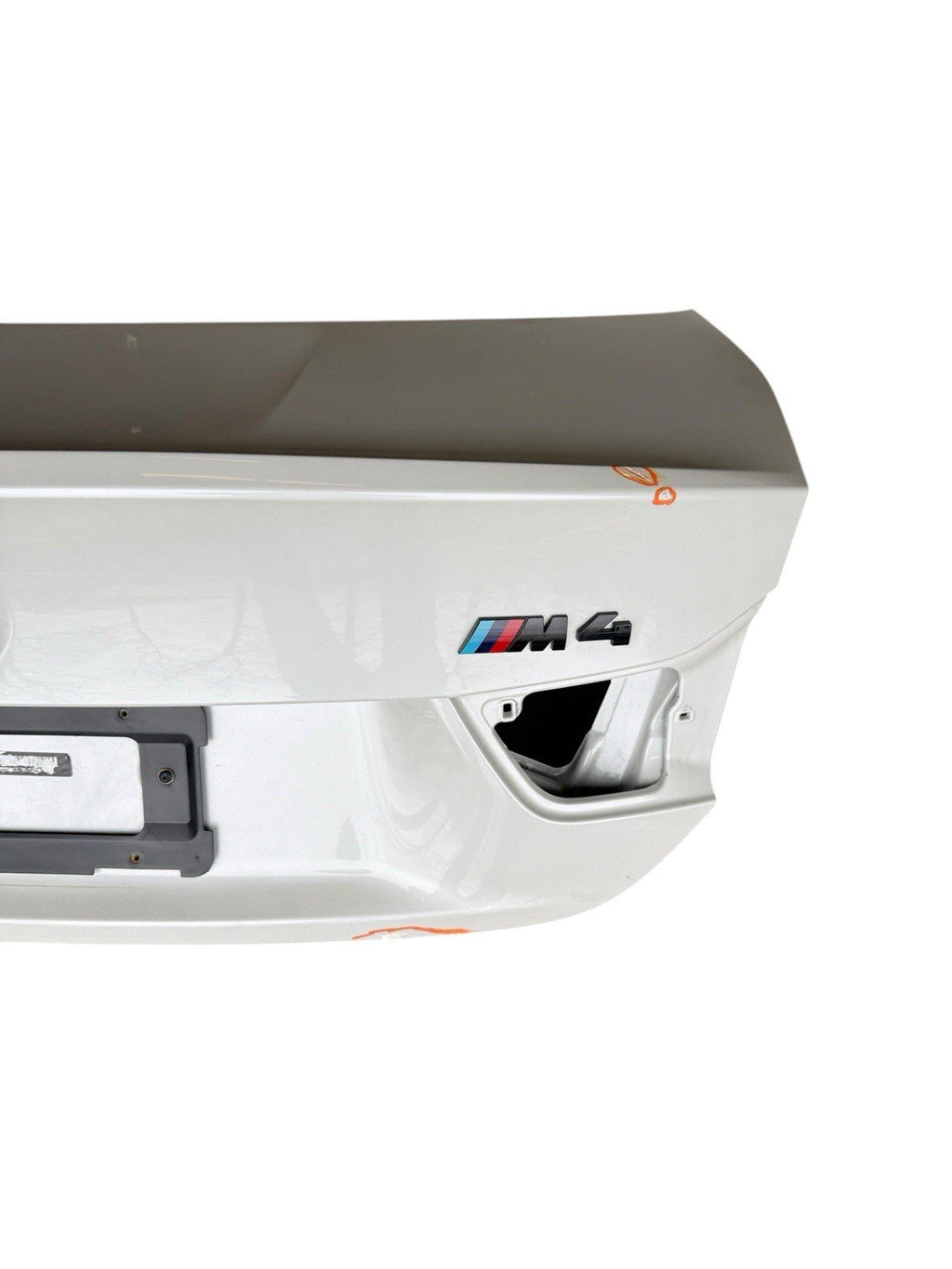2015-2020 BMW M4 Coupe Rear Trunk Lid Hatch Cover Panel White OEM *Damage*