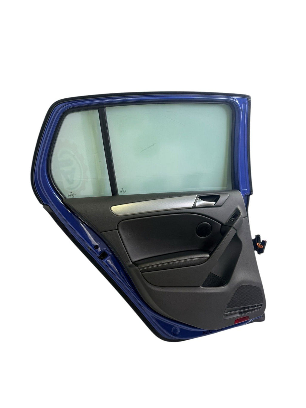 2010 - 2014 VOLKSWAGEN GOLF R GTI LEFT REAR DOOR ASSEMBLY BLUE METALLIC LR5Z