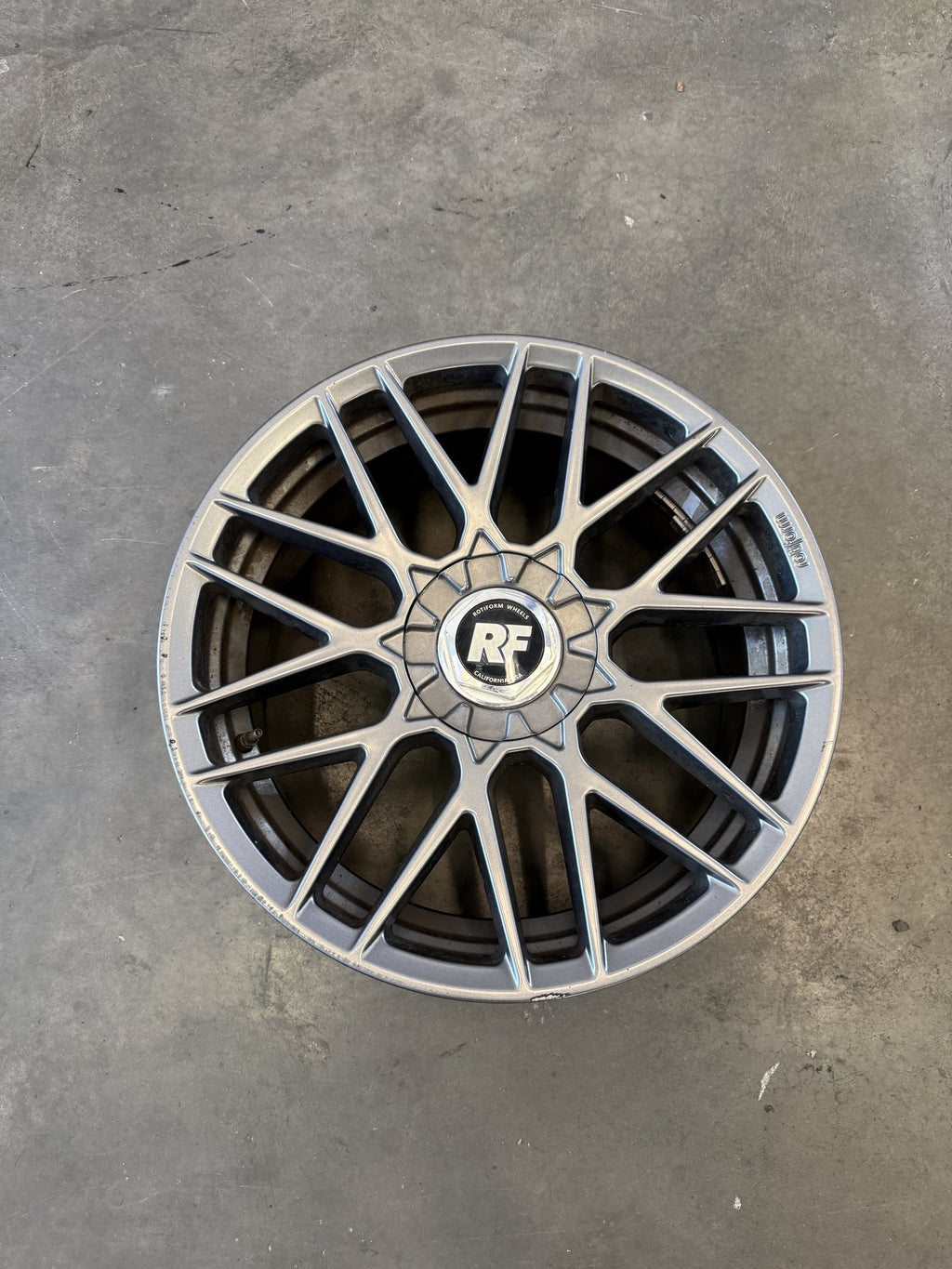 19x8.5 ET+35 Rotiform RSE R141 Silver 5x112 Set of 3 *USED See Pictures*