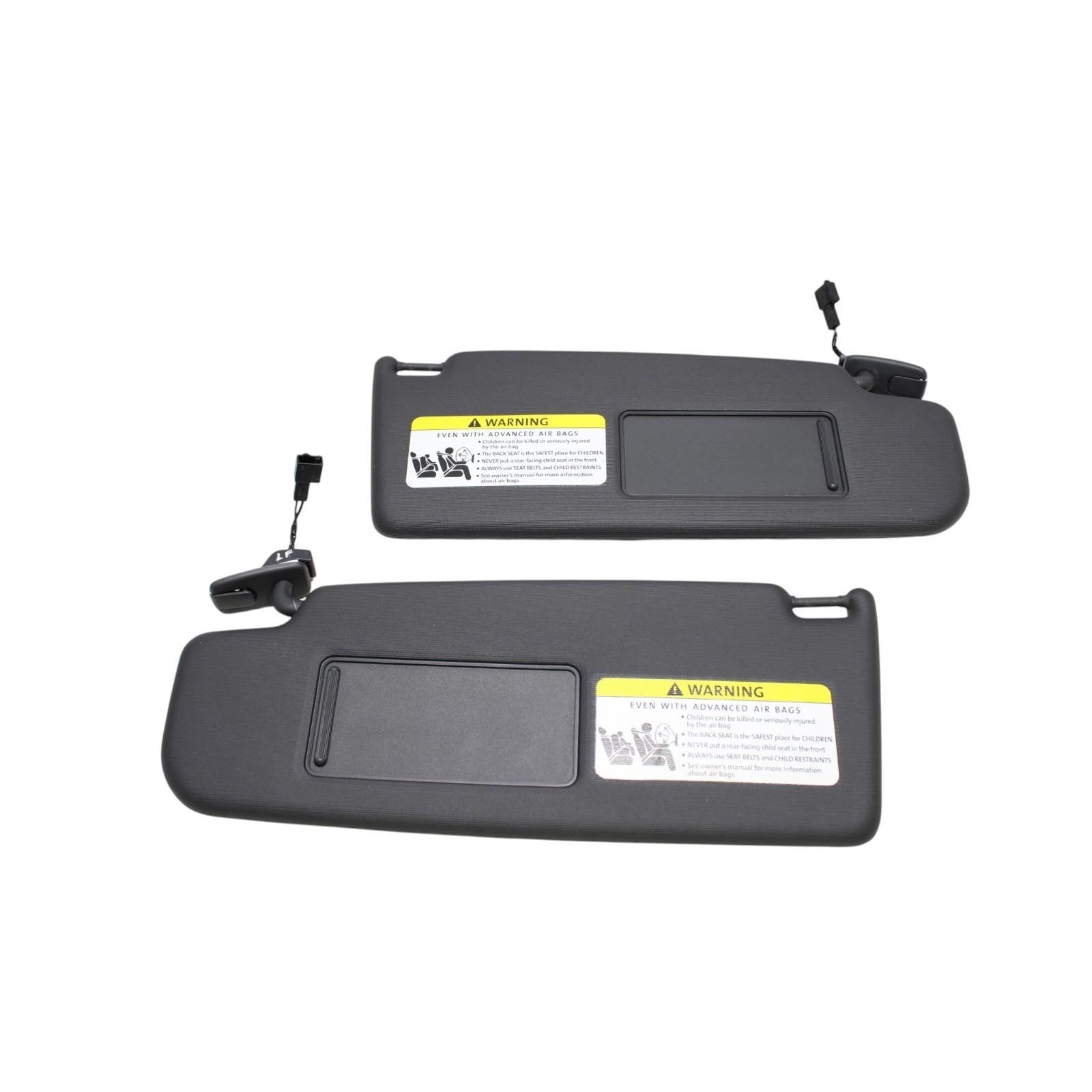 2006-2009 Volkswagen Golf Rabbit GTI R32 Left and Right Sunvisor Pair OEM