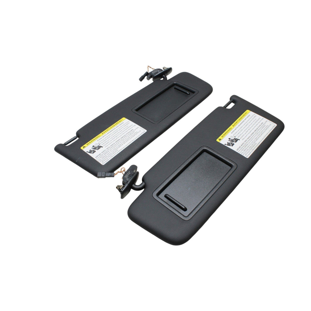 2015-2016 Audi A3 S3 Sun Visor Pair Set Black OEM 8V5857552D 8V5857551D